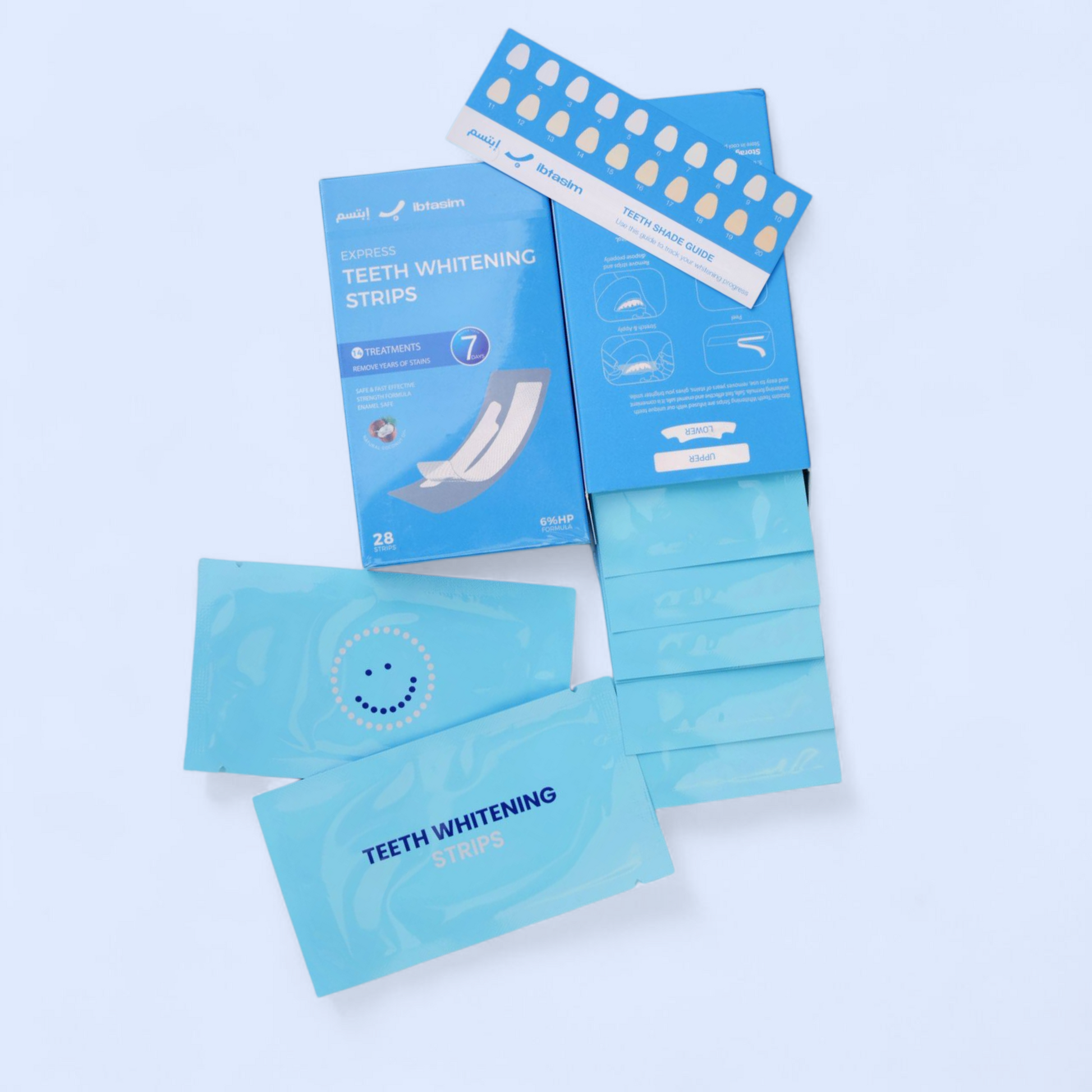 Ibtasim Teeth Whitening Strips – 7-Day Smile Brightener