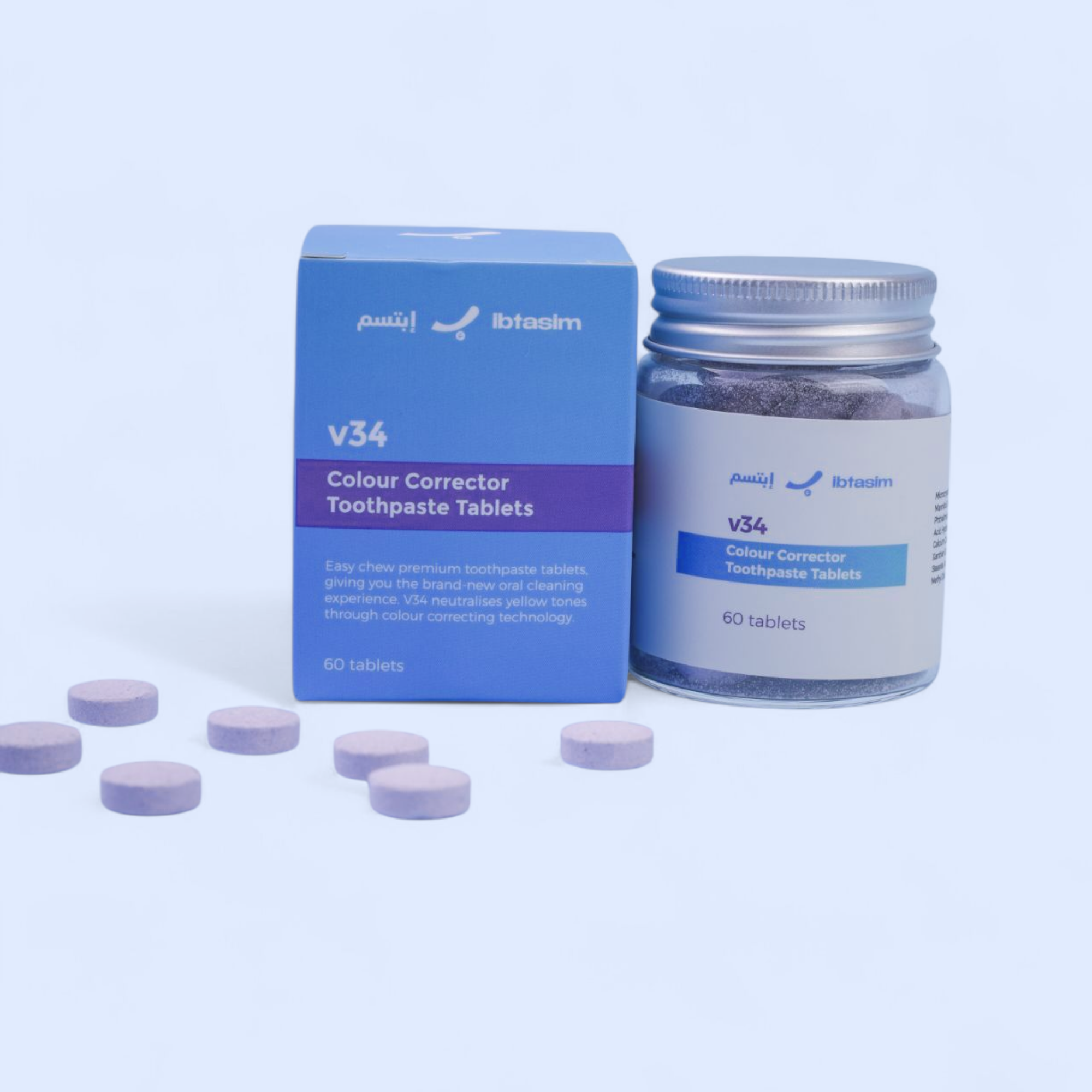 Buy one Toothpaste Tablets - 60 pcs + 1 Ultrasoft Bamboo Toothbrush = get free delivery